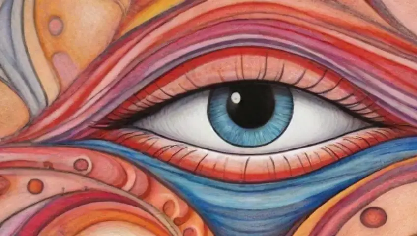 Un conjunto de líneas suaves y colores vibrantes evoca un amor imposible lleno de emoción y misterio